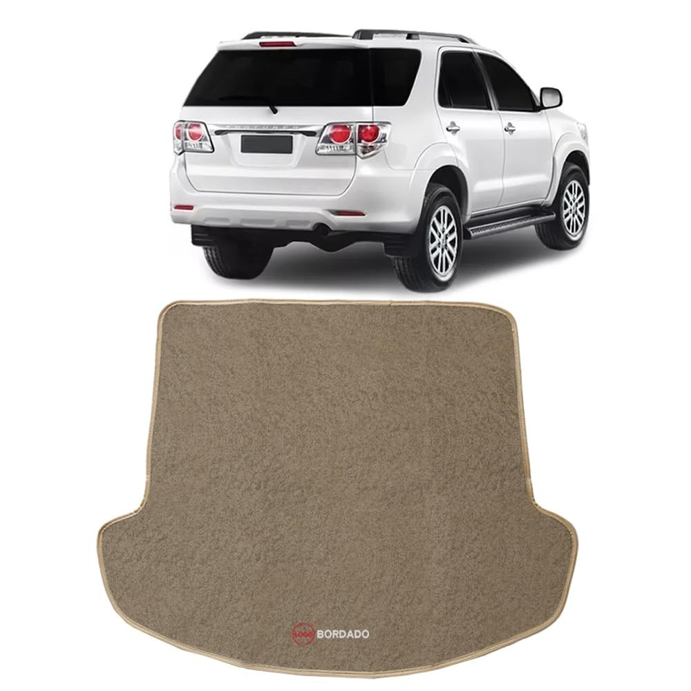 Tapete Porta Malas Hilux SW4 7 Lugares 2006-2015: Proteção e Estilo com Carpete Automotivo Premium