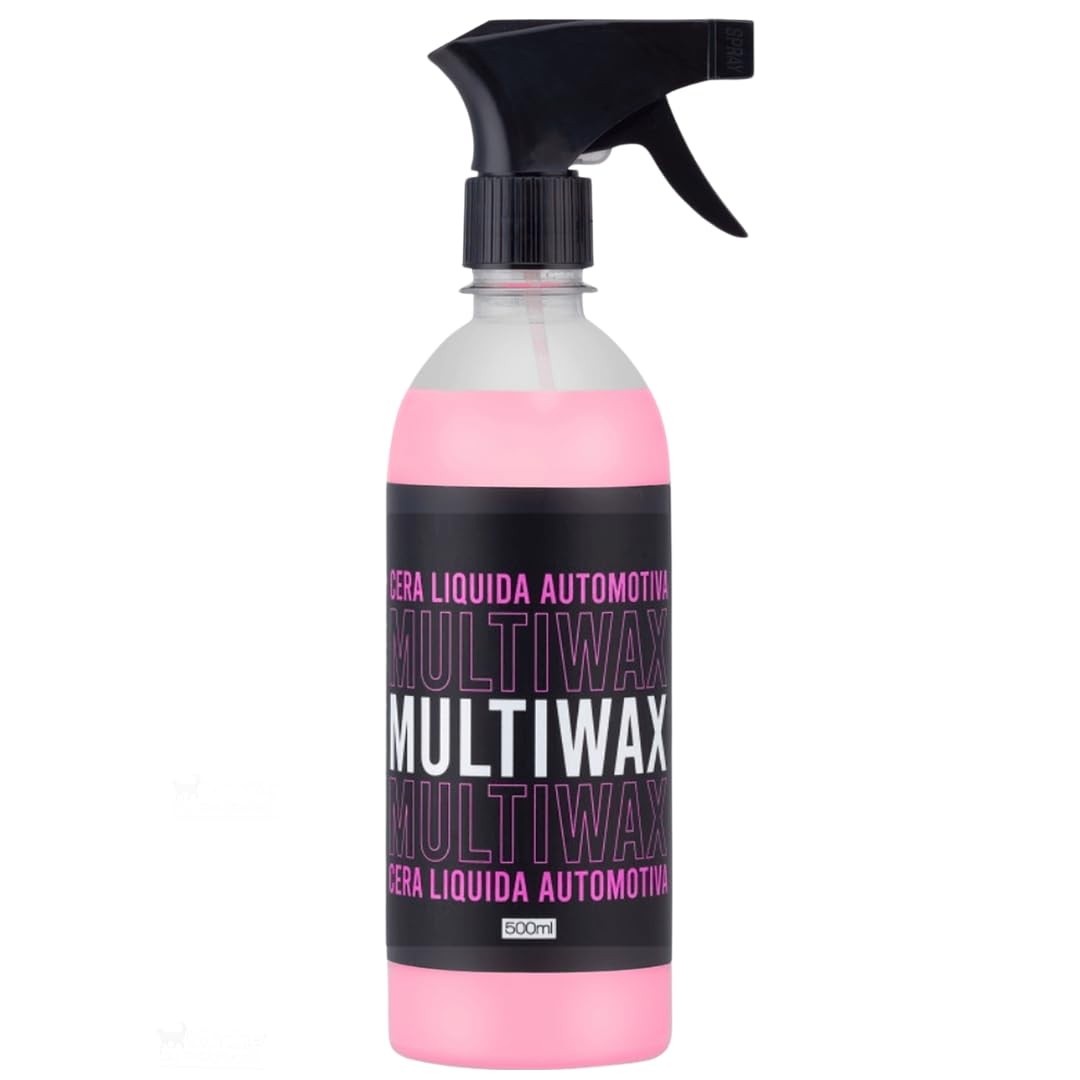 Multiwax Cera Líquida Carnaúba: Brilho Premium e Proteção Duradoura para Seu Carro