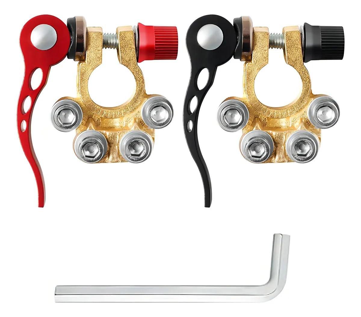 Conector Terminal Bateria Dourado Modus 2: Condutividade Premium e Instalação Rápida