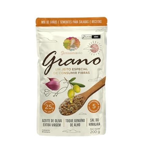 Salt Granola Premium, Brazil Nuts, Grain and Seed Mix, 25g Protein, 200g, with Extra Virgin Olive Oil and Himalayan Salt