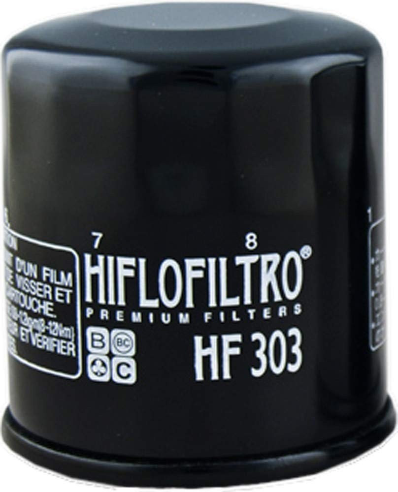 Filtro de Óleo HiFloFiltro HF303 Premium Preto - Proteção Essencial para sua Honda Transalp