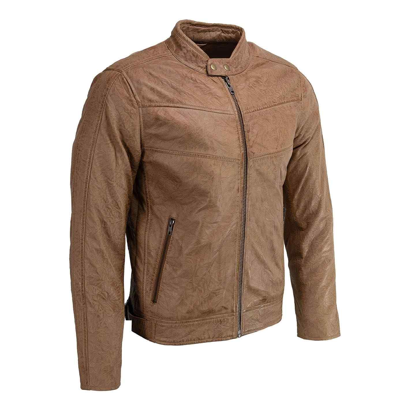 Jaqueta Masculina Couro Café Racer Milwaukee SFM1835 - Estilo e Durabilidade Premium