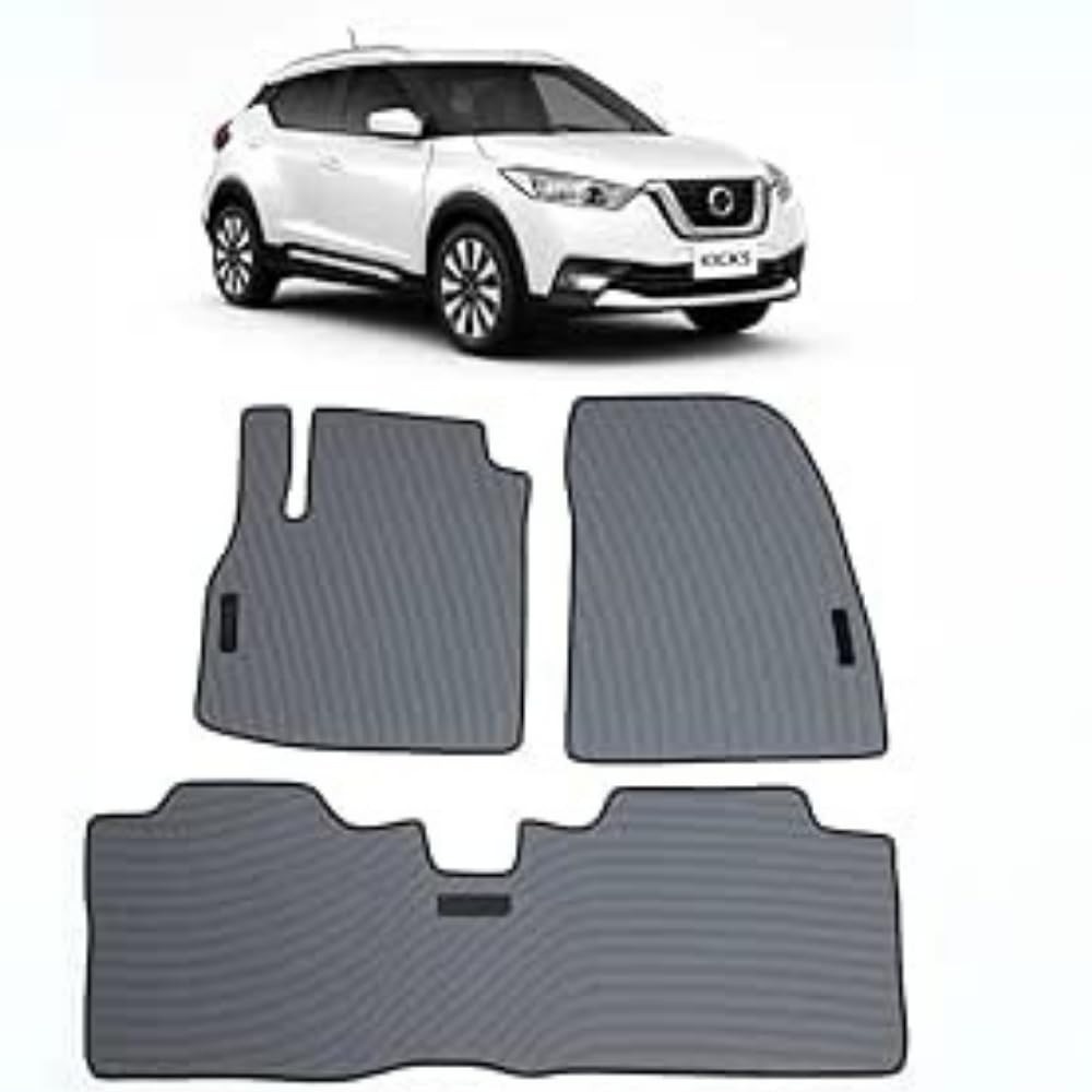 Tapete de Borracha Kicks: Kit Completo Premium para Nissan Kicks