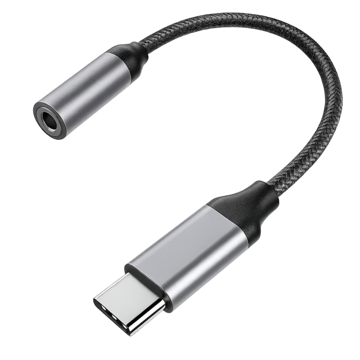Adaptador USB-C para P2 3.5mm com DAC: Som Imersivo e Durabilidade Premium