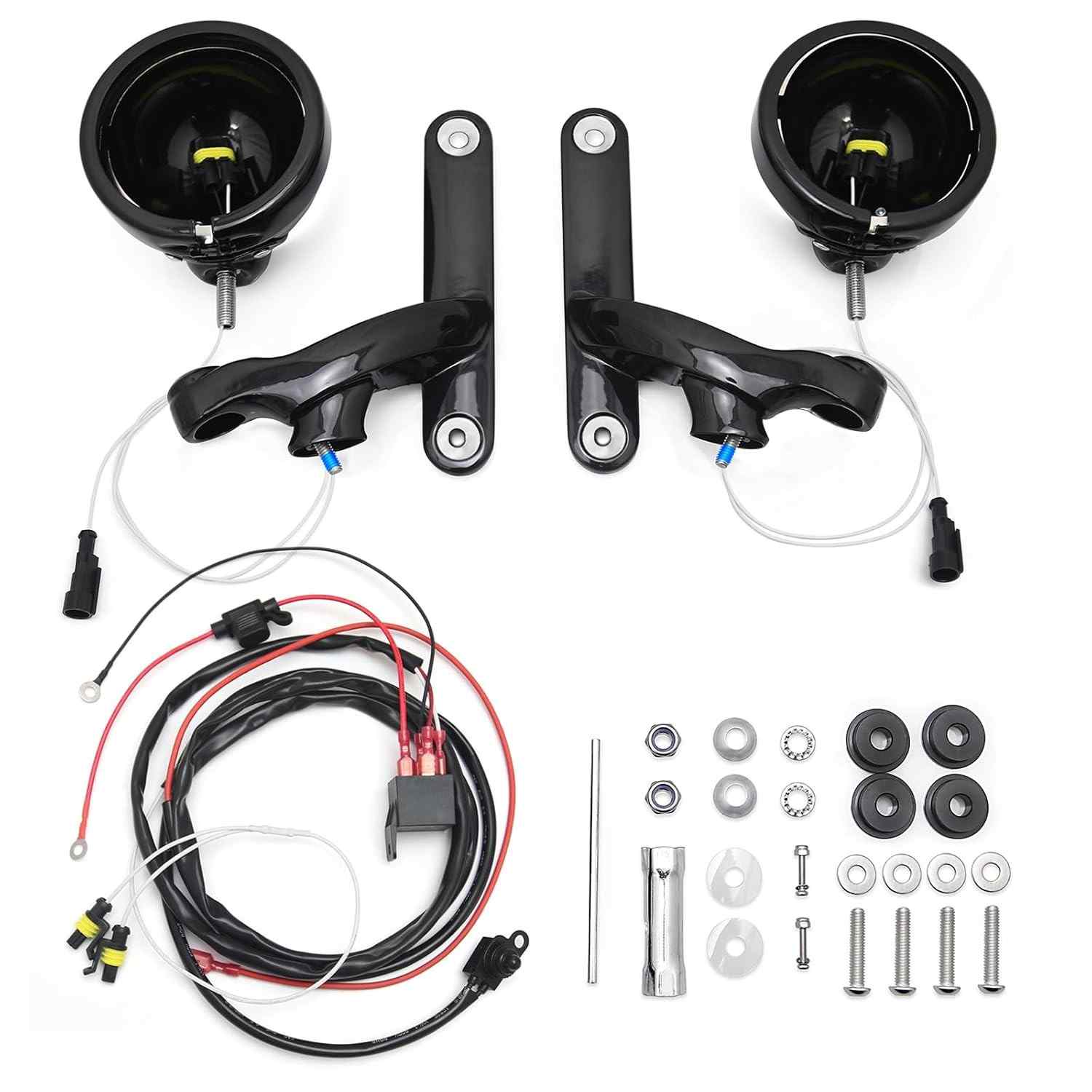 premium-para-davidson-glide-brilhante-kit-modelos-street-neblina-preto-e-compativeis-a-led-harley-luz-a