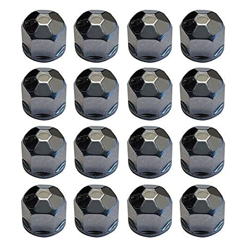 Kit 16 Capas de Parafuso de Roda Cromada 17mm Sextavada: Proteção e Estilo Premium