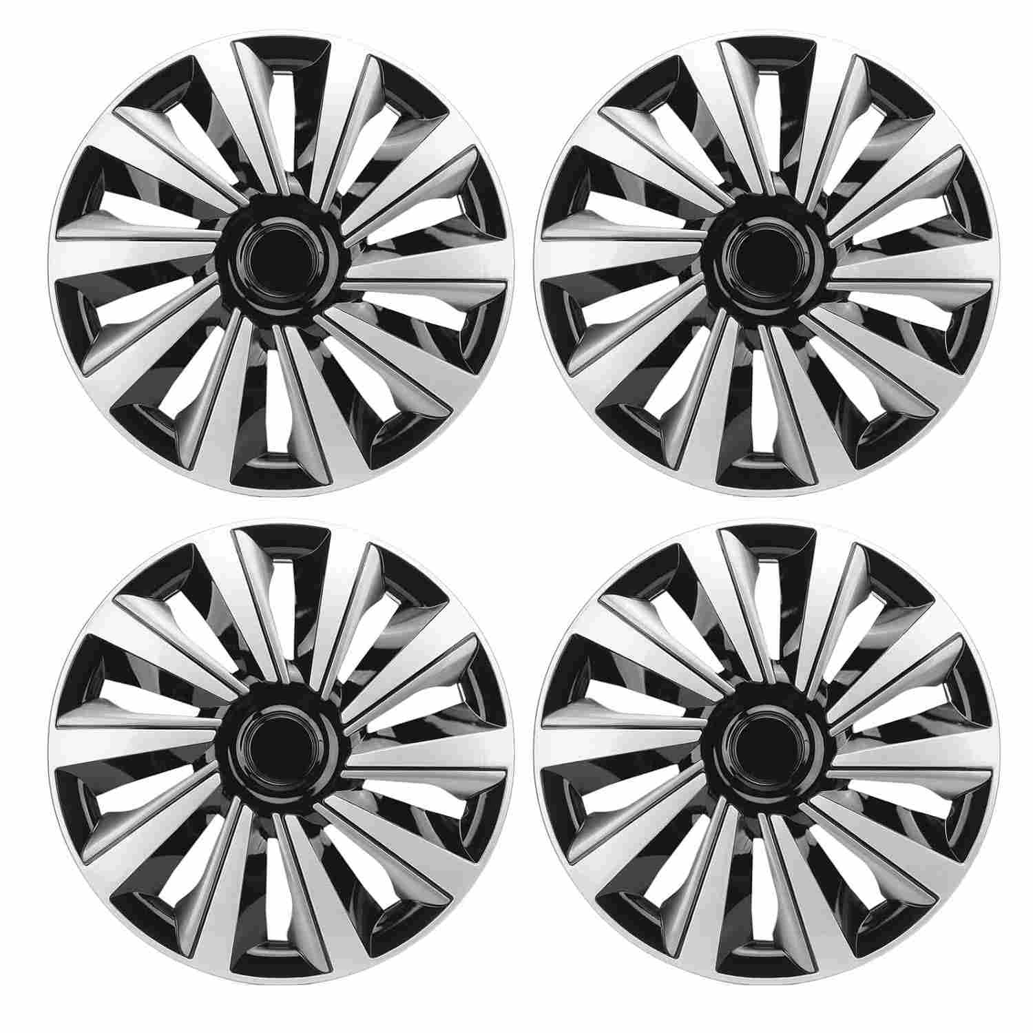 Kit 4 Capas de Roda Universais 15" ABS - Estilo Esportivo e Proteção Premium para Seu Carro