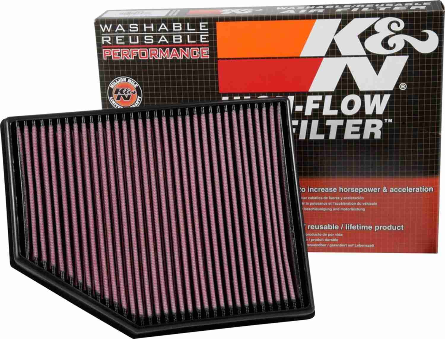 Filtro de Ar K&N Premium para Volvo V40 (2015-2019): Potência e Economia Duradoura