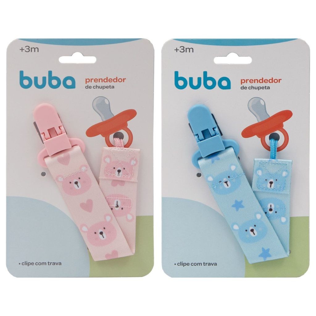 Prendedor de Chupeta Buba: Segurança e Estilo!