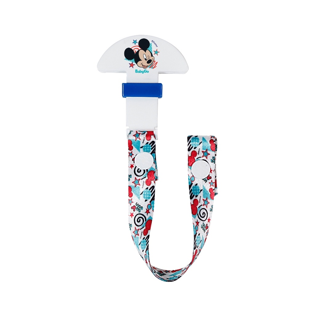 Prendedor de Chupeta Disney Mickey e Minnie BabyGo: Segurança e Fofura para o Seu Bebê!