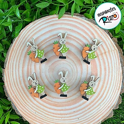 Prendedor de Páscoa Coelho: Decore com Fofura!