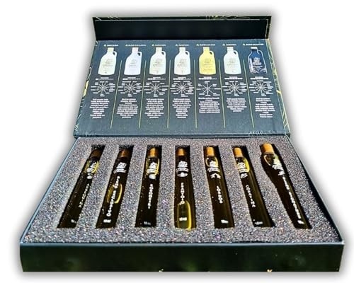 Kit Presente Estojo azeite Estância das oliveiras com 7 frascos