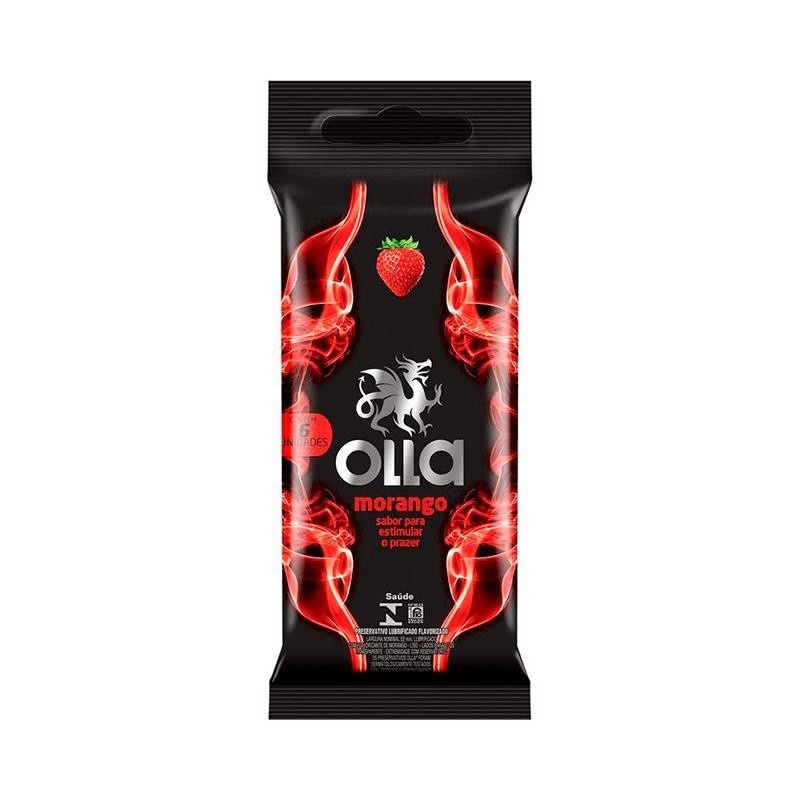 Preservativo Olla Morango: Prazer com Sabor e Segurança