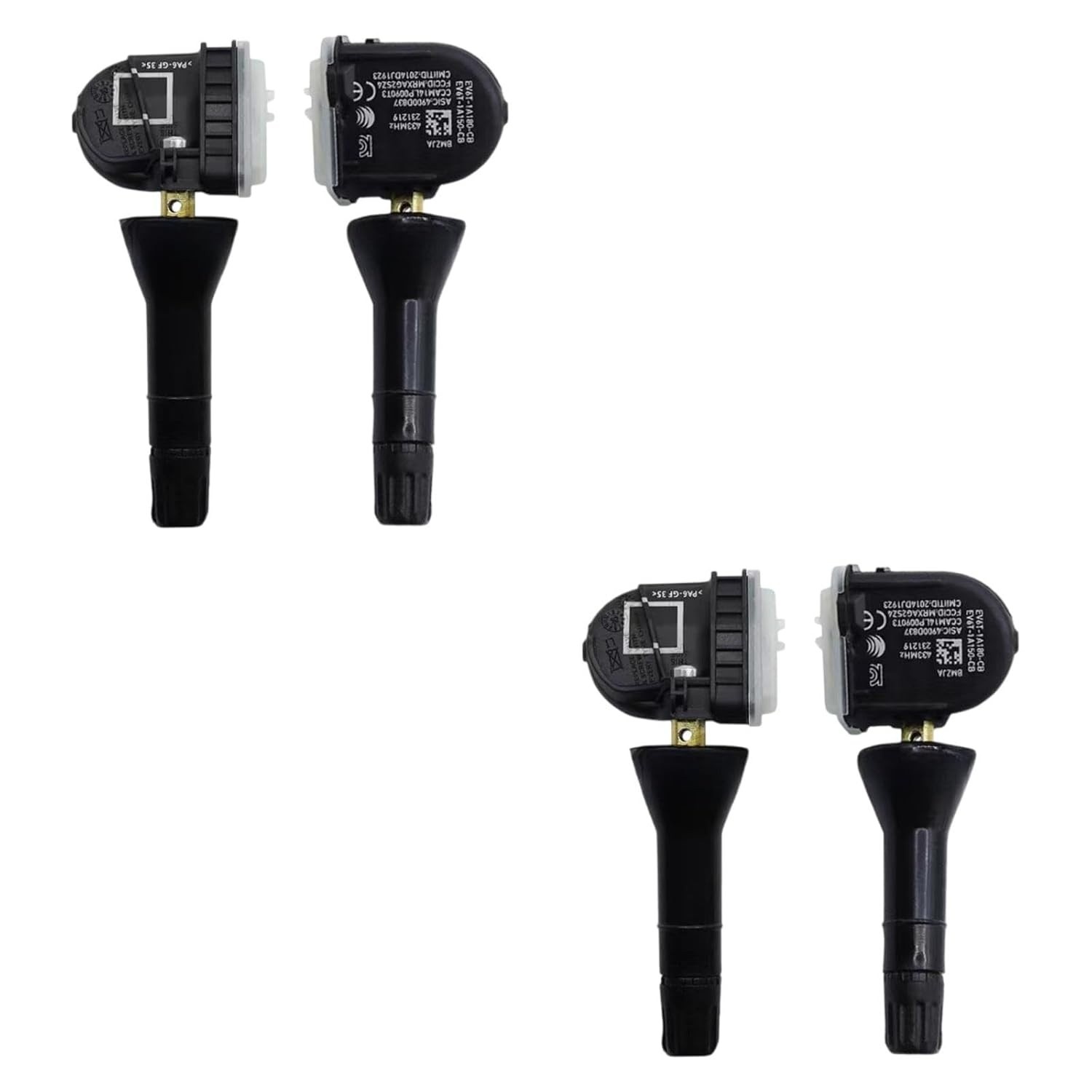 4x Sensores TPMS para Ford Focus 2014+ | Monitoramento Preciso da Pressão dos Pneus