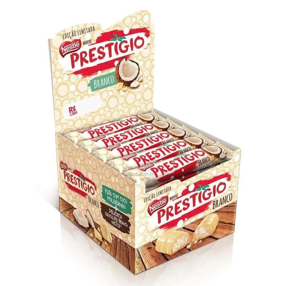 Prestígio Branco Nestlé: 30 Unidades de Puro Prazer!