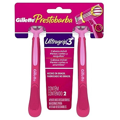 Prestobarba UltraGrip 3: Depilação Fácil e Eficaz