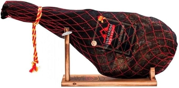 Jamon Serrano Espanhol Presunto Cru 24M 6.5k Kit c/ Suporte e Faca