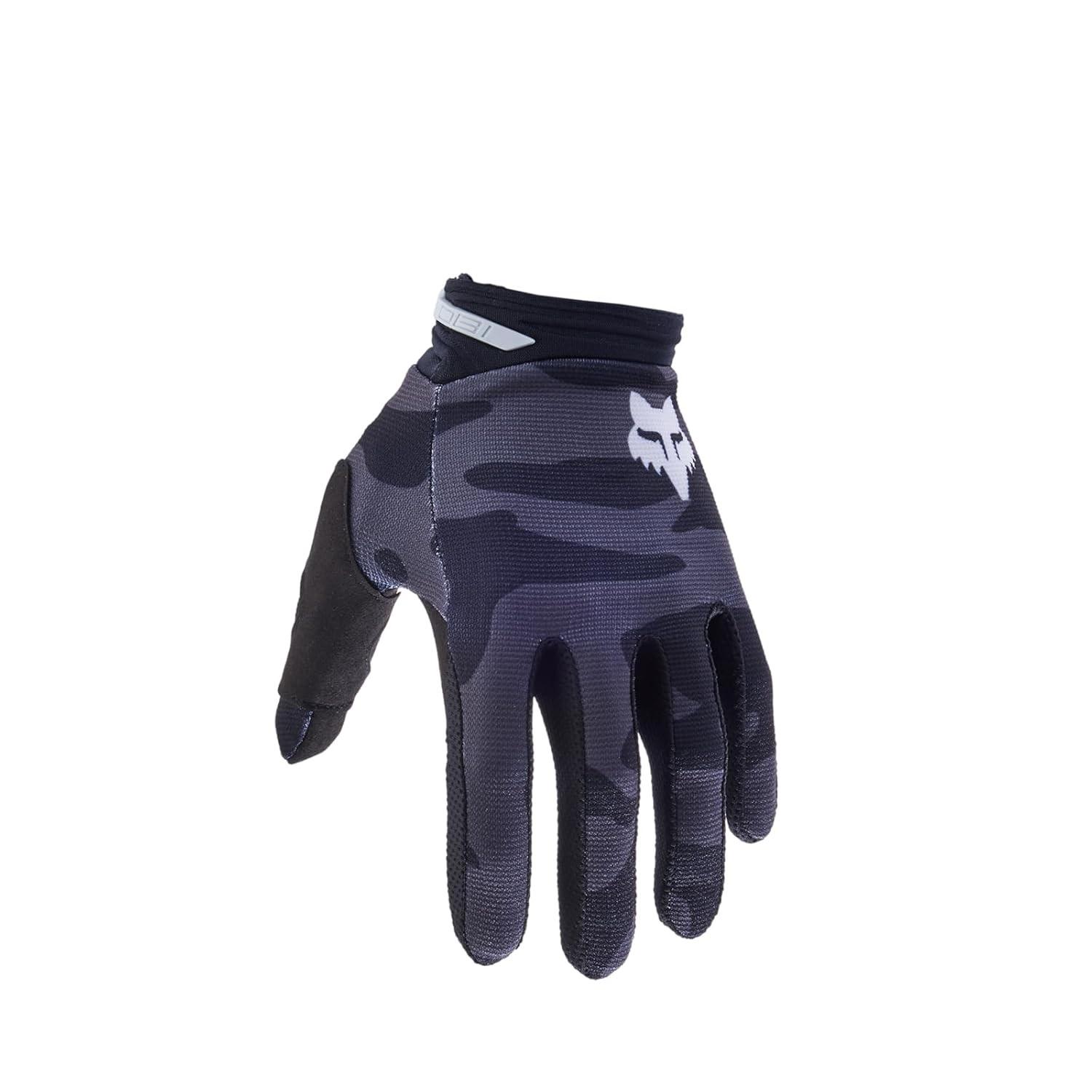 Luva Fox Racing 180 Motocross Dirt Bike - Camuflagem Preta - Tamanho M