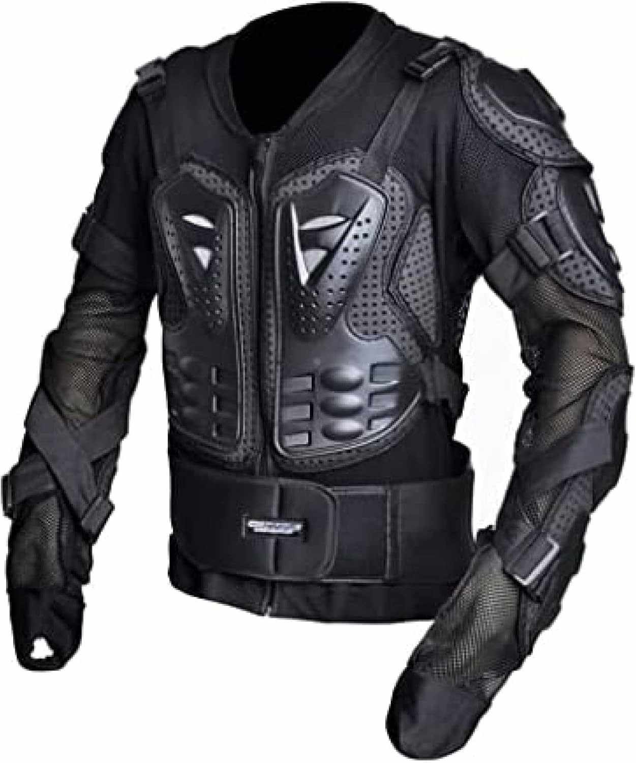 Jaqueta de Armadura para Motociclista: Proteção Total Anti-Queda e Conforto Respirável (Preta, M)