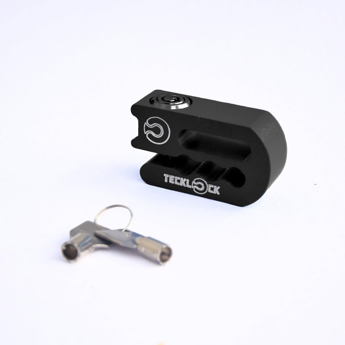 Trava de Disco TeckLock Preta: Segurança Máxima para Sua Moto