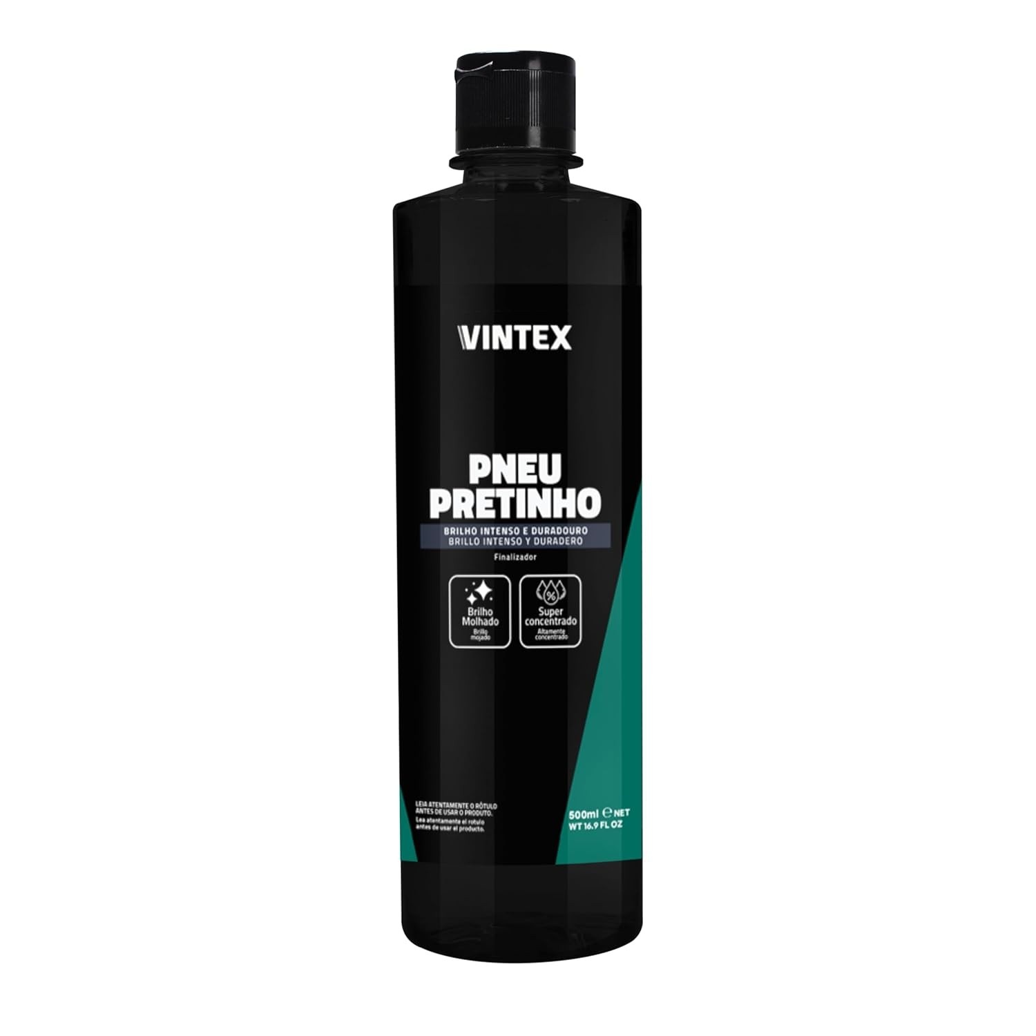 Pneu Pretinho 500ml: Brilho Intenso e Proteção Duradoura para Seus Pneus