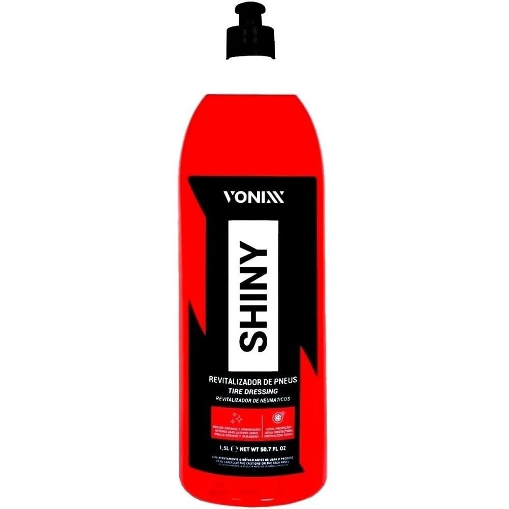 Pneu Pretinho Shiny Vonixx 1,5L: Brilho Intenso e Duradouro para Seu Carro