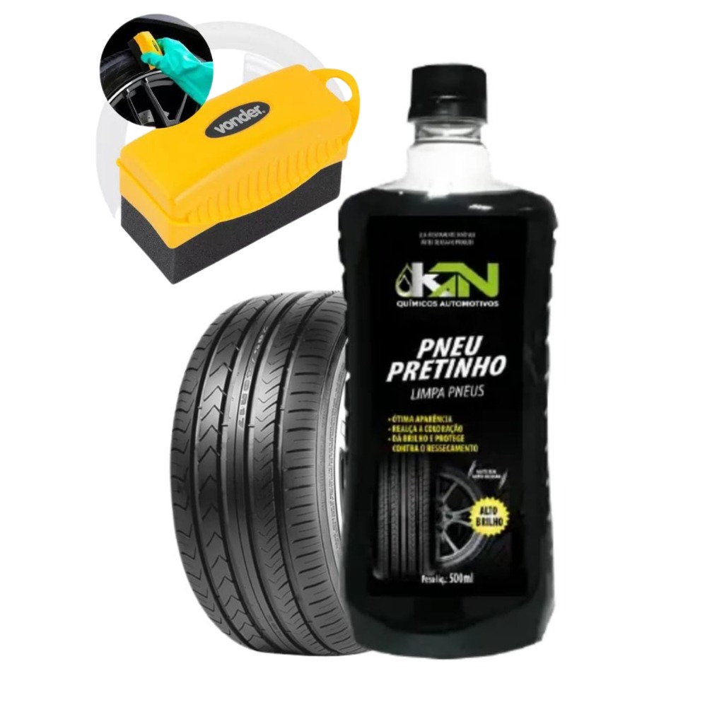 Pretinho KN: Pneus Brilhantes e Protegidos!