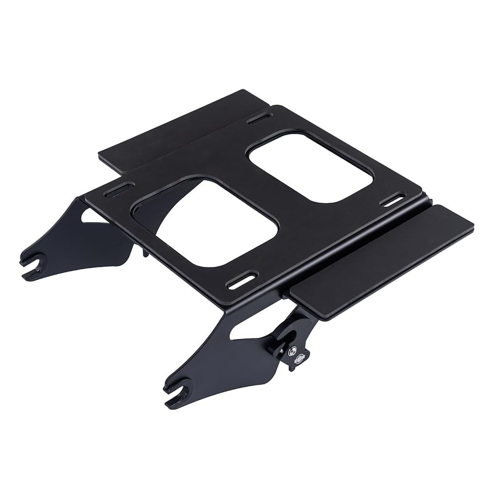 Rack Bagageiro Duplo Destacável Onfire para Harley Touring 2014-2017 - Preto Fosco