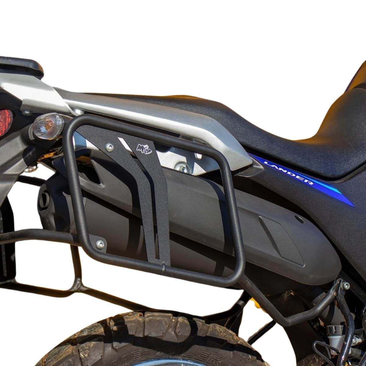 Afastador de Alforge XTZ Lander 250 (2019+) Preto Fosco: Liberdade e Segurança para Sua Aventura