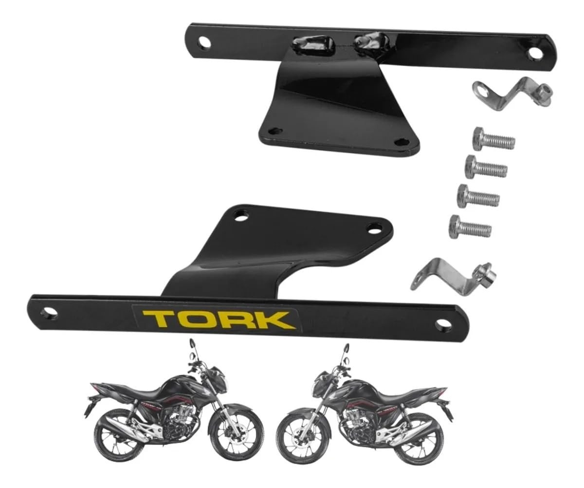 Base Suporte Baú Moto Honda Titan 160 (2016-2019) Preto - Segurança e Estilo