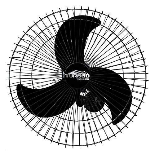 Ventilador de Parede Oscilante 60cm Preto Turbão 200W Bivolt...