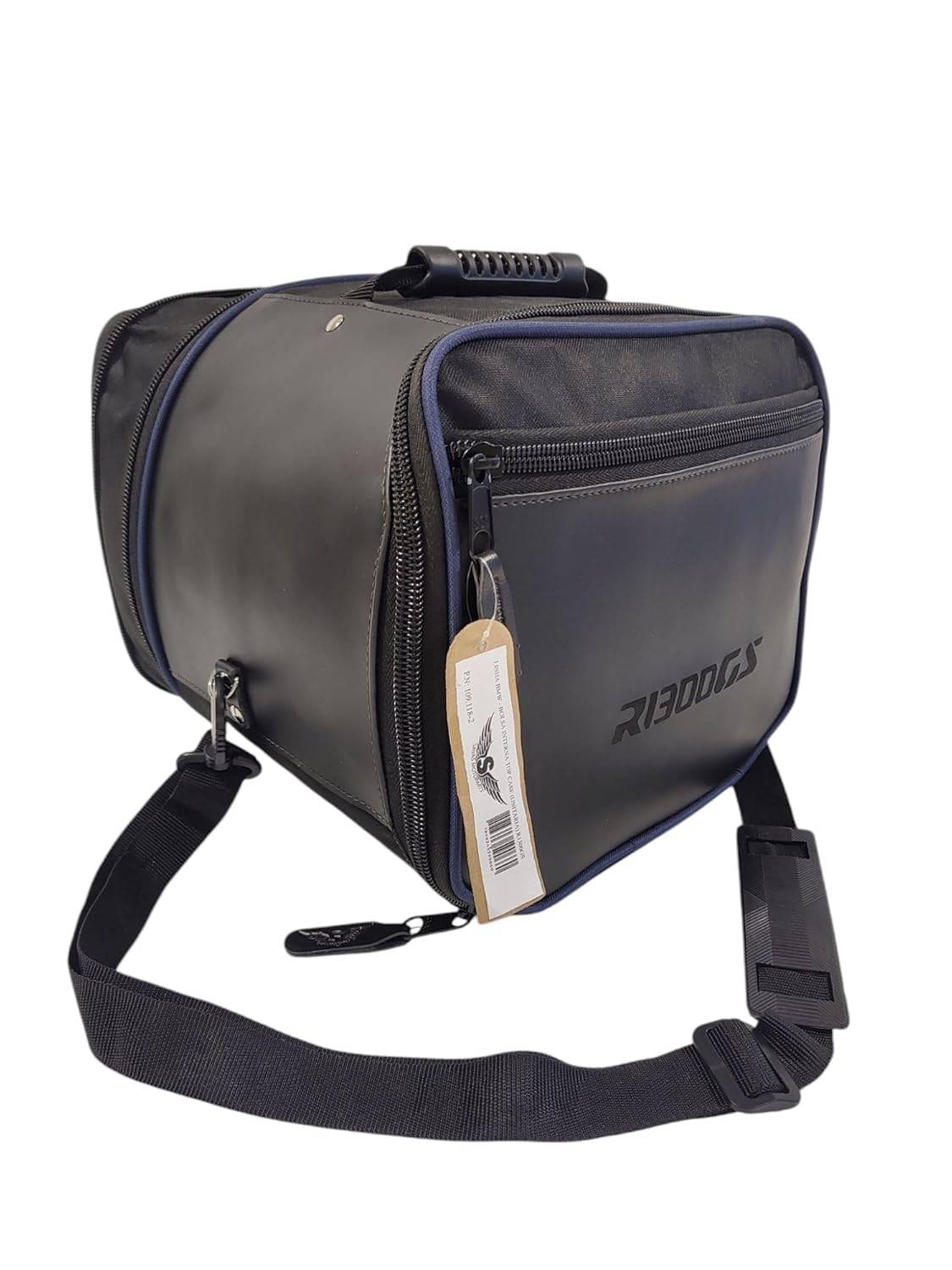 Bolsa Interna Top Case BMW GS1300: Alforje Premium em Couro Sintético Preto com Alça Ajustável