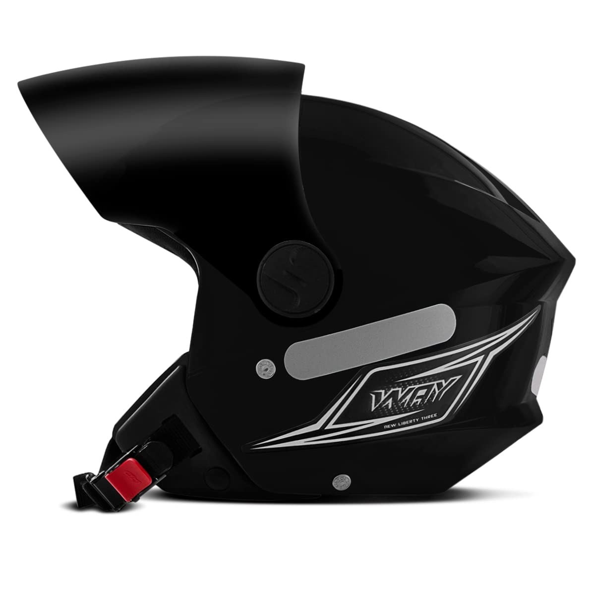 Capacete Aberto Mixs Way Preto TAM 56 - Segurança e Estilo para Seu Dia a Dia