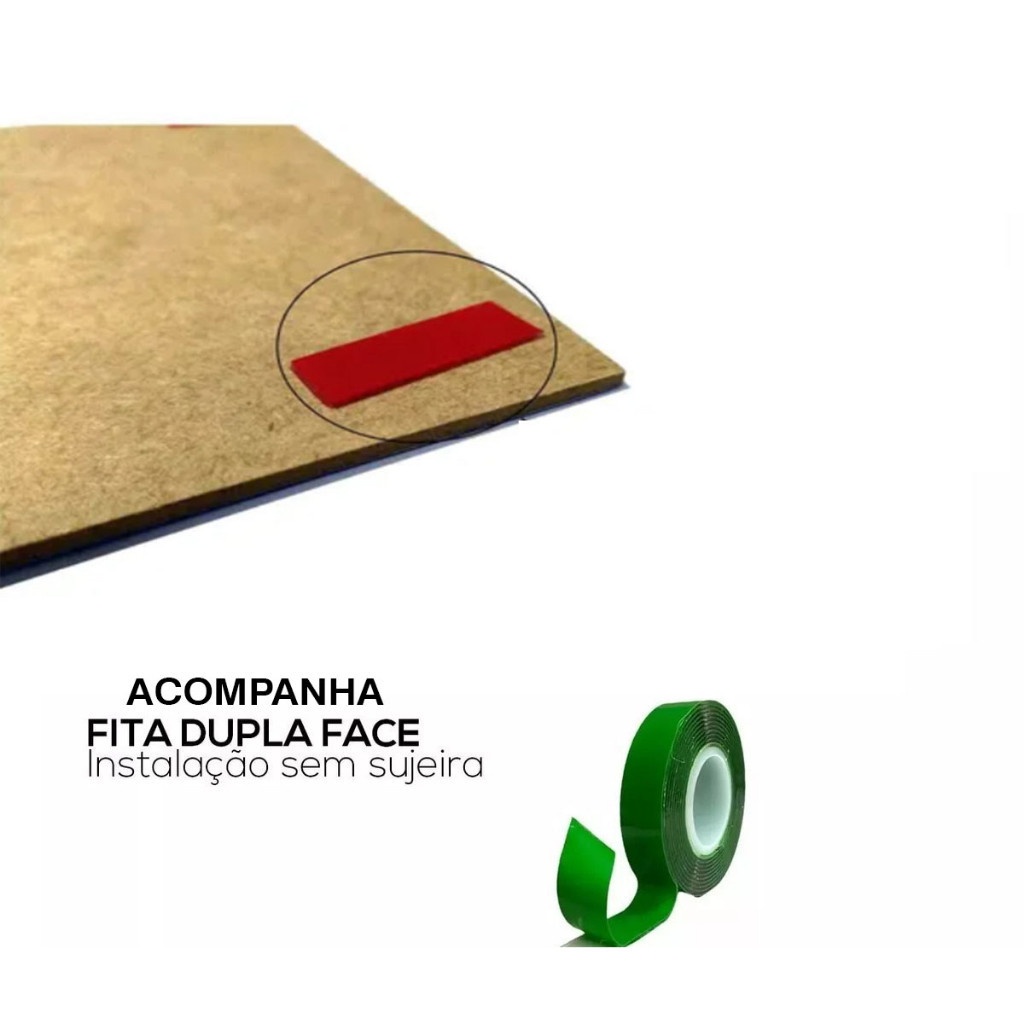 Pássaros de Parede: Kit 6 Apliques Decorativos MDF Preto