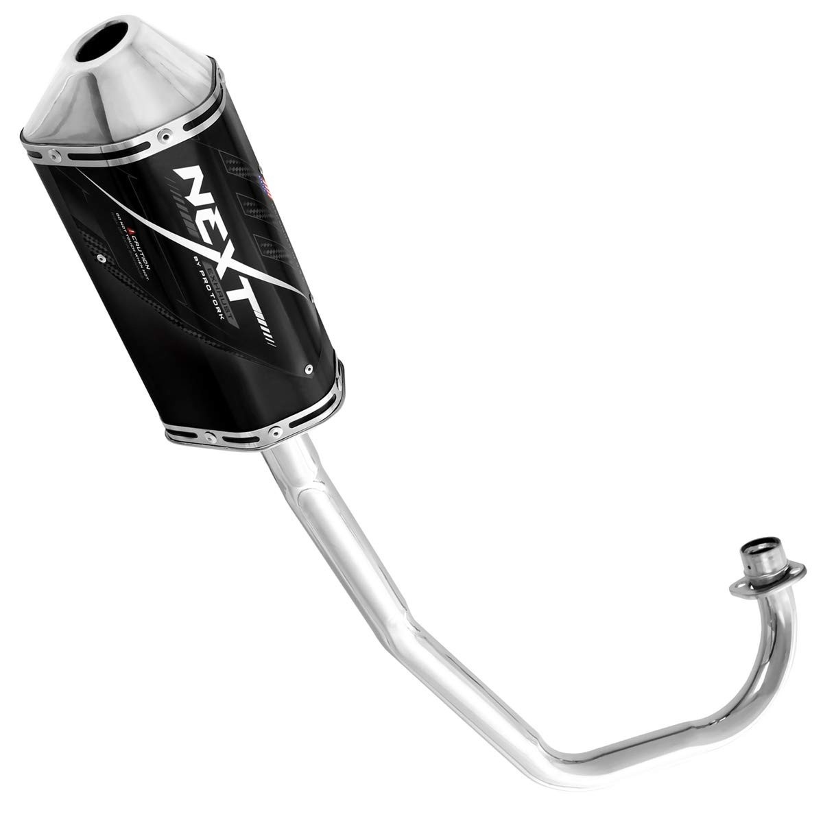 Escapamento Esportivo Next Preto para Honda CBX 250 Twister - Ronco Incrível e Potência!