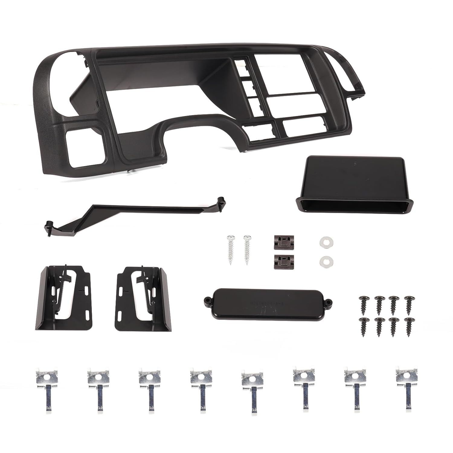 Kit Painel Duplo Din LEAPTREND para GMC Sierra/Yukon e Chevrolet Silverado/Tahoe - Preto