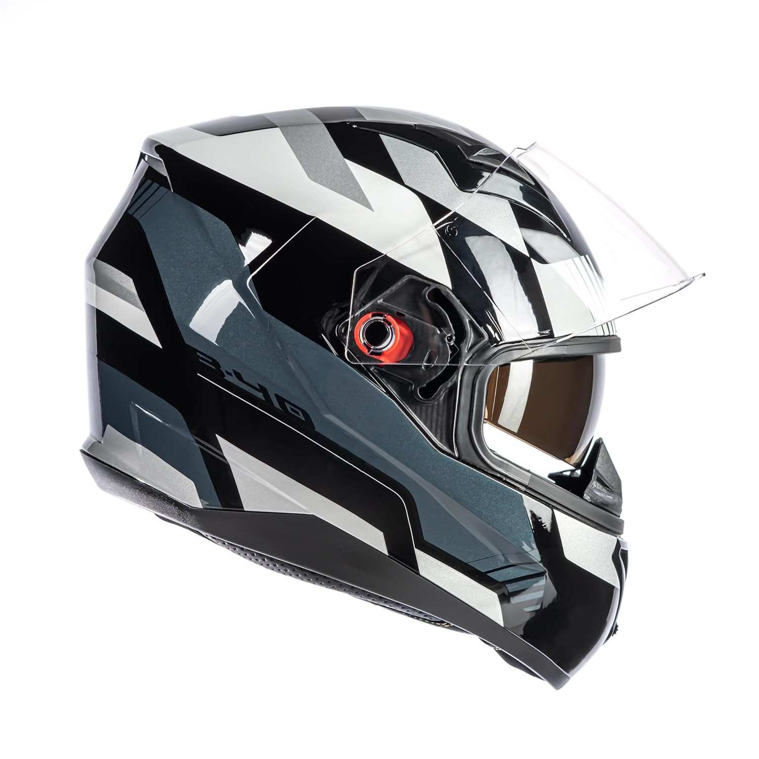 Capacete Moto Fechado Bieffe B-40 Spect Preto/Grafite - Segurança e Estilo para Sua Pilotagem