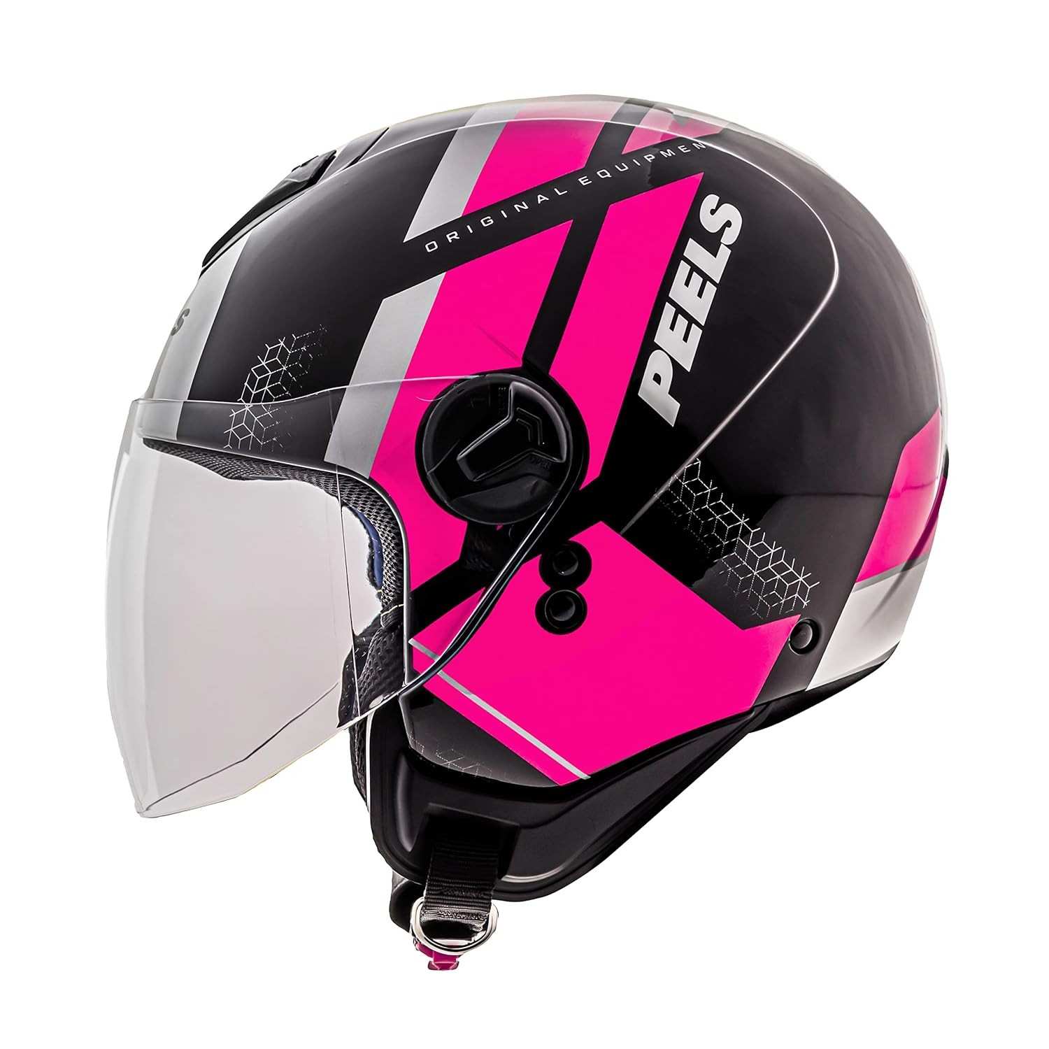Capacete Peels Freeway 4Ever Preto/Pink: Estilo, Segurança e Conforto para Sua Moto