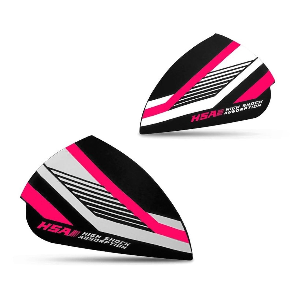 Orelhas Laterais Pro Tork Attack Evo Fosco Preto/Rosa: Estilo e Proteção para Seu Capacete!