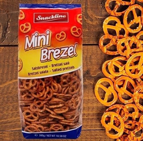 Snack Salgadinho Mini Pretzel 300g Snack Line importado