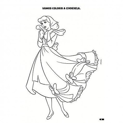 50 Páginas Educativas Disney - Princesas