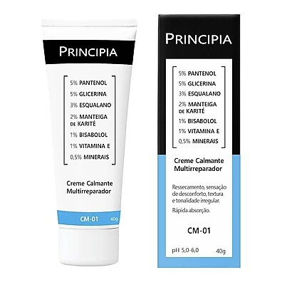 Principia Creme Calmante: Hidratação e Reparo da Pele