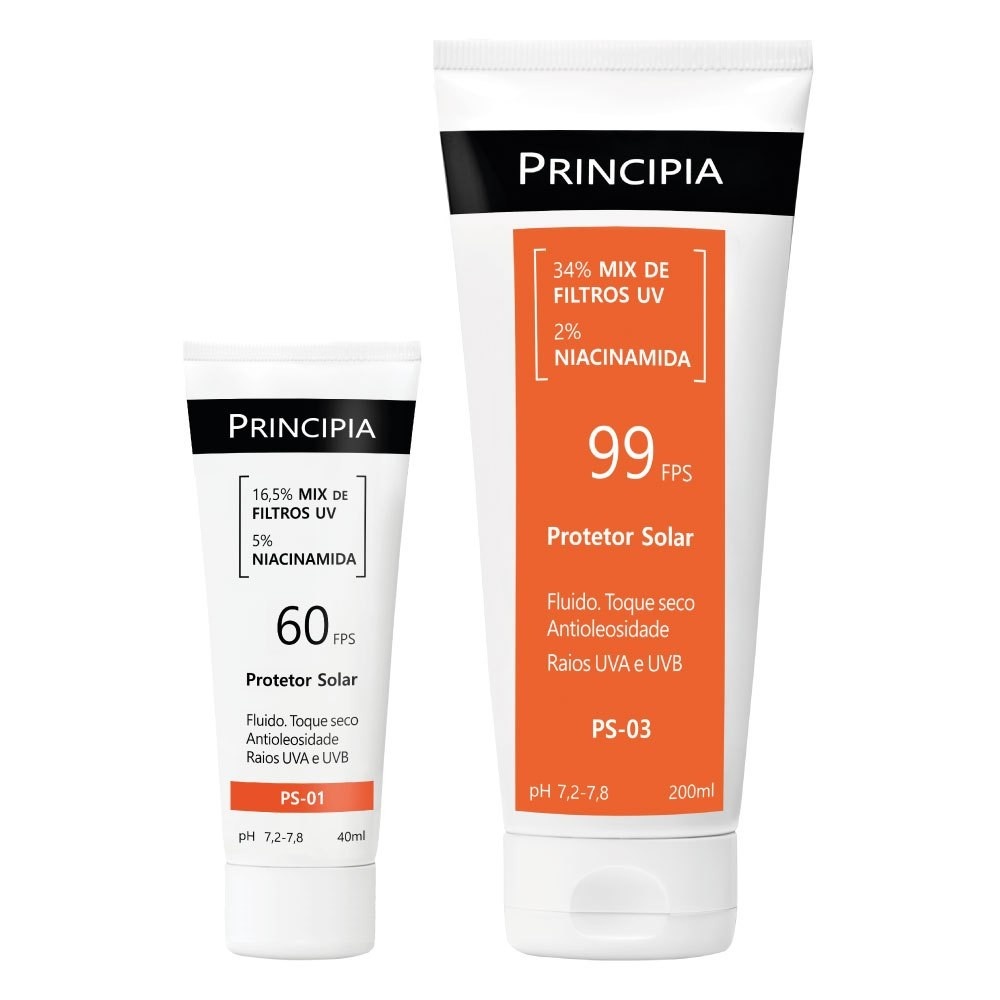 Principia Kit Protetor Solar: FPS 60 + 99
