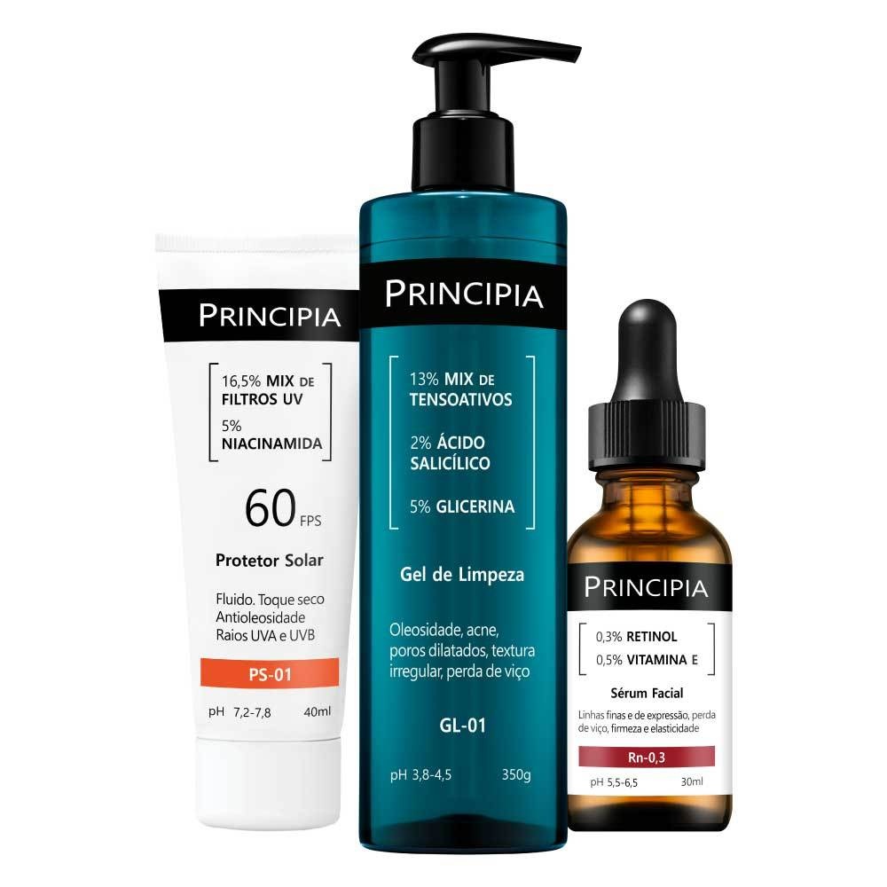 Principia Kit Skincare: Pele Radiante em 3 Passos