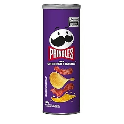 Pringles Cheddar Bacon 105g: O Sabor Irresistível!