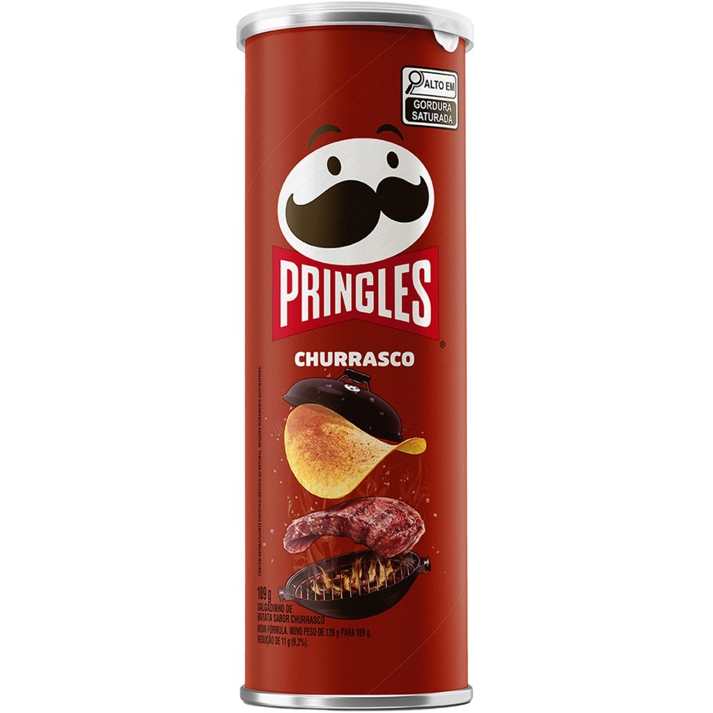 Pringles Churrasco 109g: A Crocância Irresistível!
