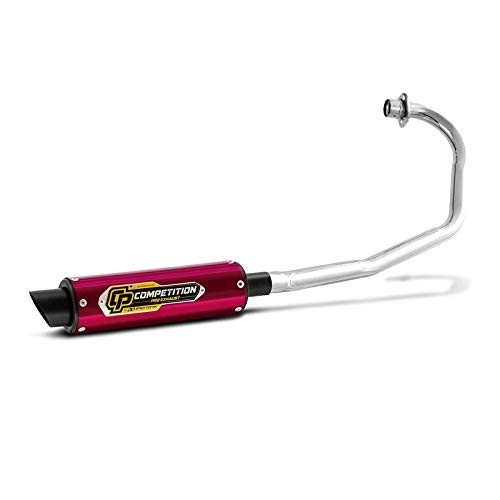 Escapamento Pro Tork Competition Rosa - Curva Cromada para Titan 150 e Fan 125/150 (2009-2013)