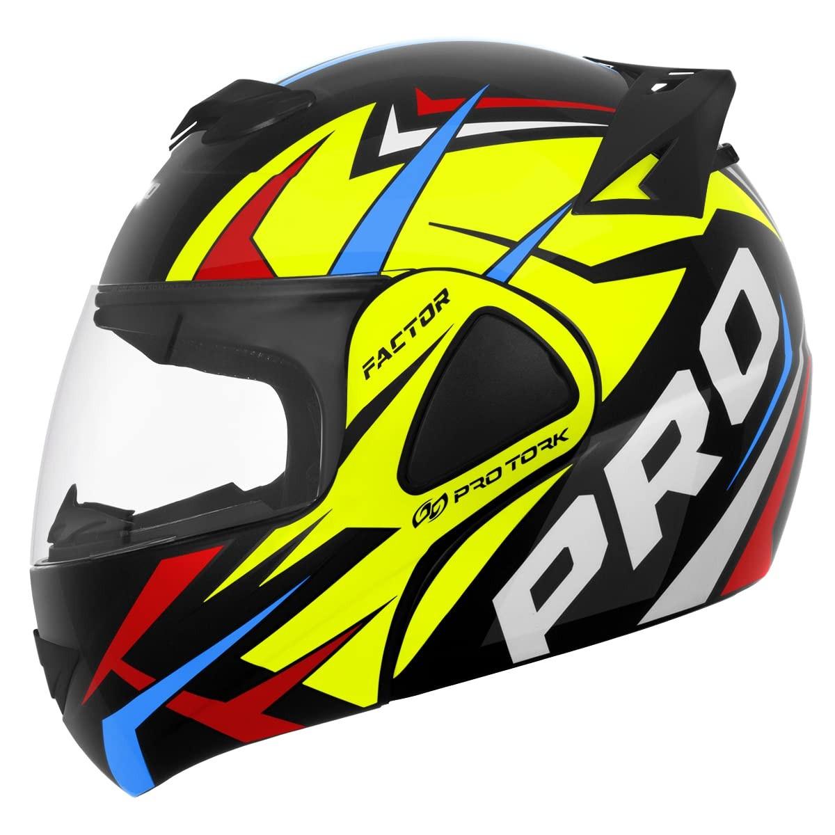 Capacete Escamoteável Pro Tork V-Pro Jet Factor Amarelo Brilhante - Tamanho 60