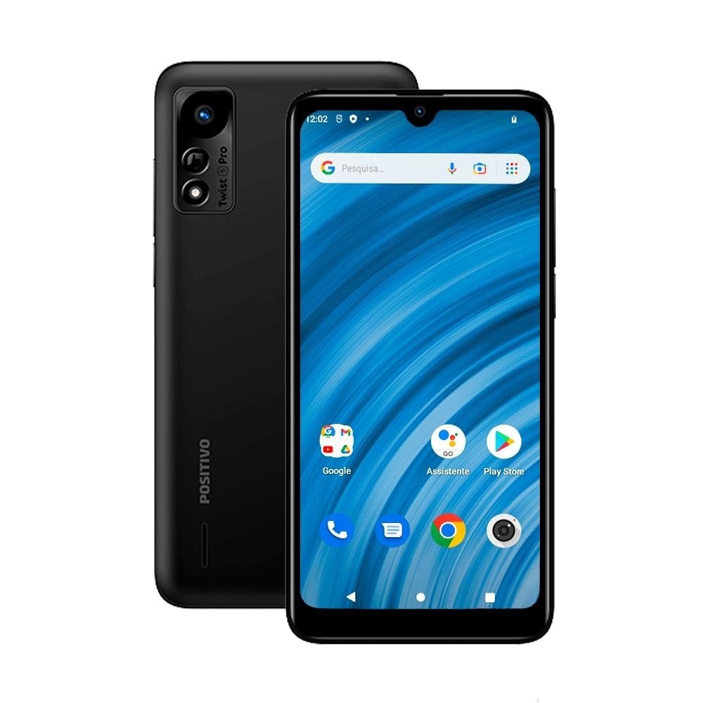 Smartphone Positivo Twist 5 Pro S640: Desempenho, Tela Grande e Bateria Duradoura | Black Rubber