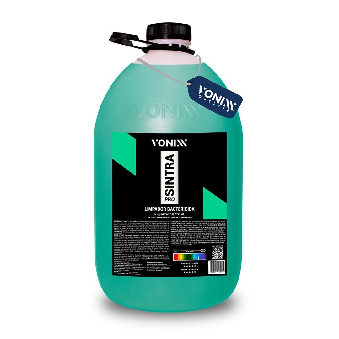 Sintra Pro 5L - Multilimpador Universal Bactericida e Germicida para Limpeza Profunda